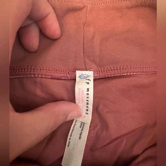 Free People Turnout Movement Leggings Ballet Core Tie Leg Mauve Small - Picture 6 of 8